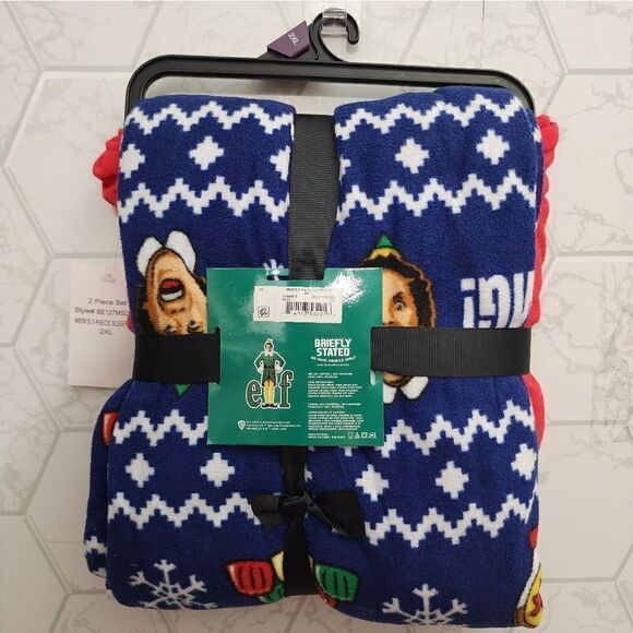 Mens Elf "SON OF A NUTCRACKER! Santa I Know Him" T-Shirt & Pants Sleep Set 2XL - Picture 3 of 5